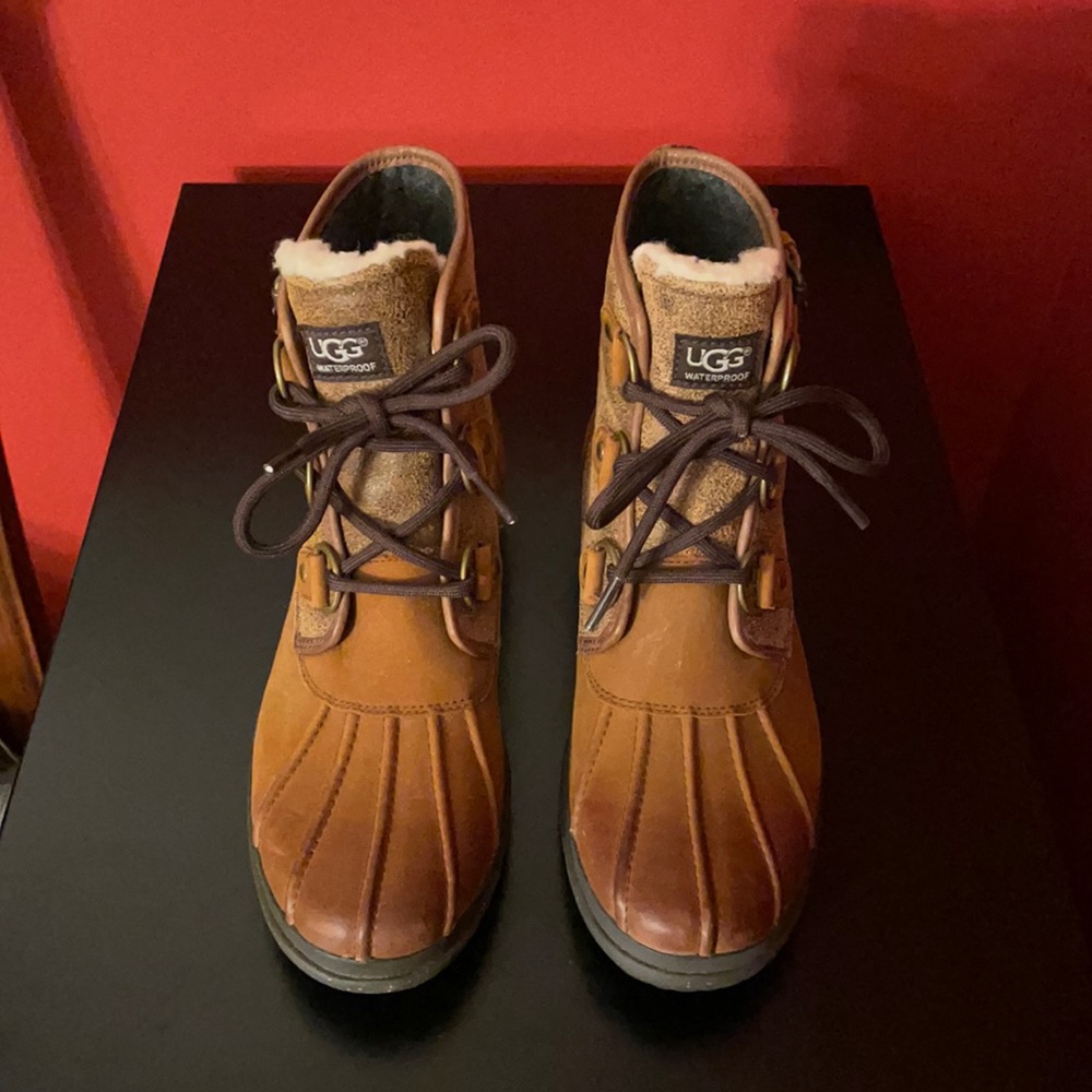 UGG Cecile Waterproof Chestnut Boot
